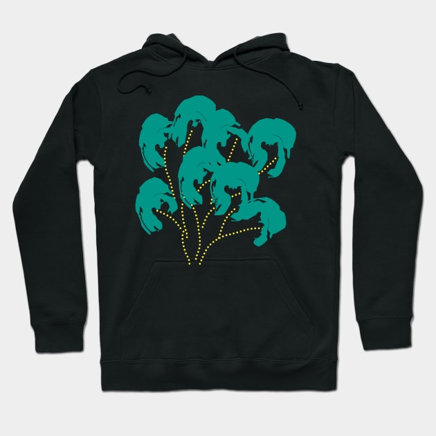 Fantasy flower vector Hoodie by Fadmel